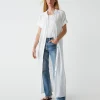 Michael Stars Allen Gauze Shirt Dress- Dresses | Maxi Dresses