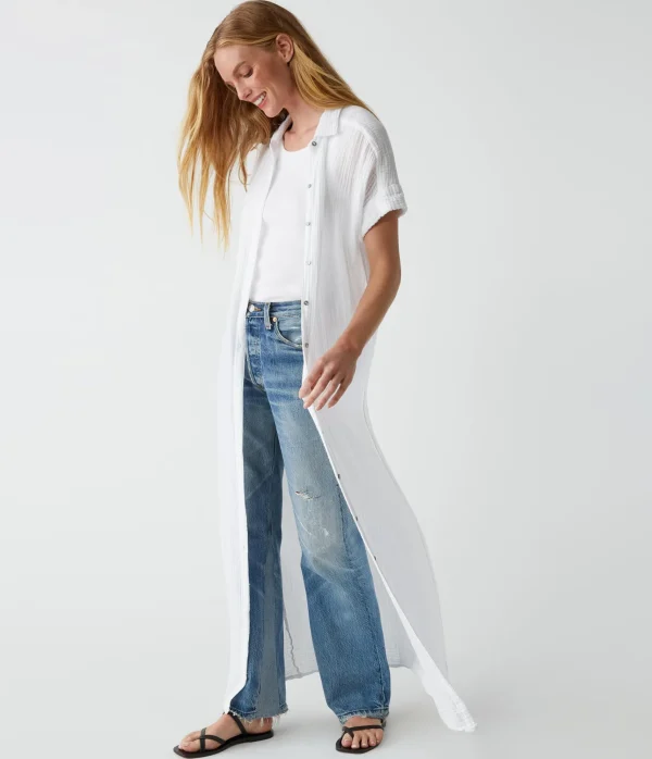 Michael Stars Allen Gauze Shirt Dress- Dresses | Maxi Dresses