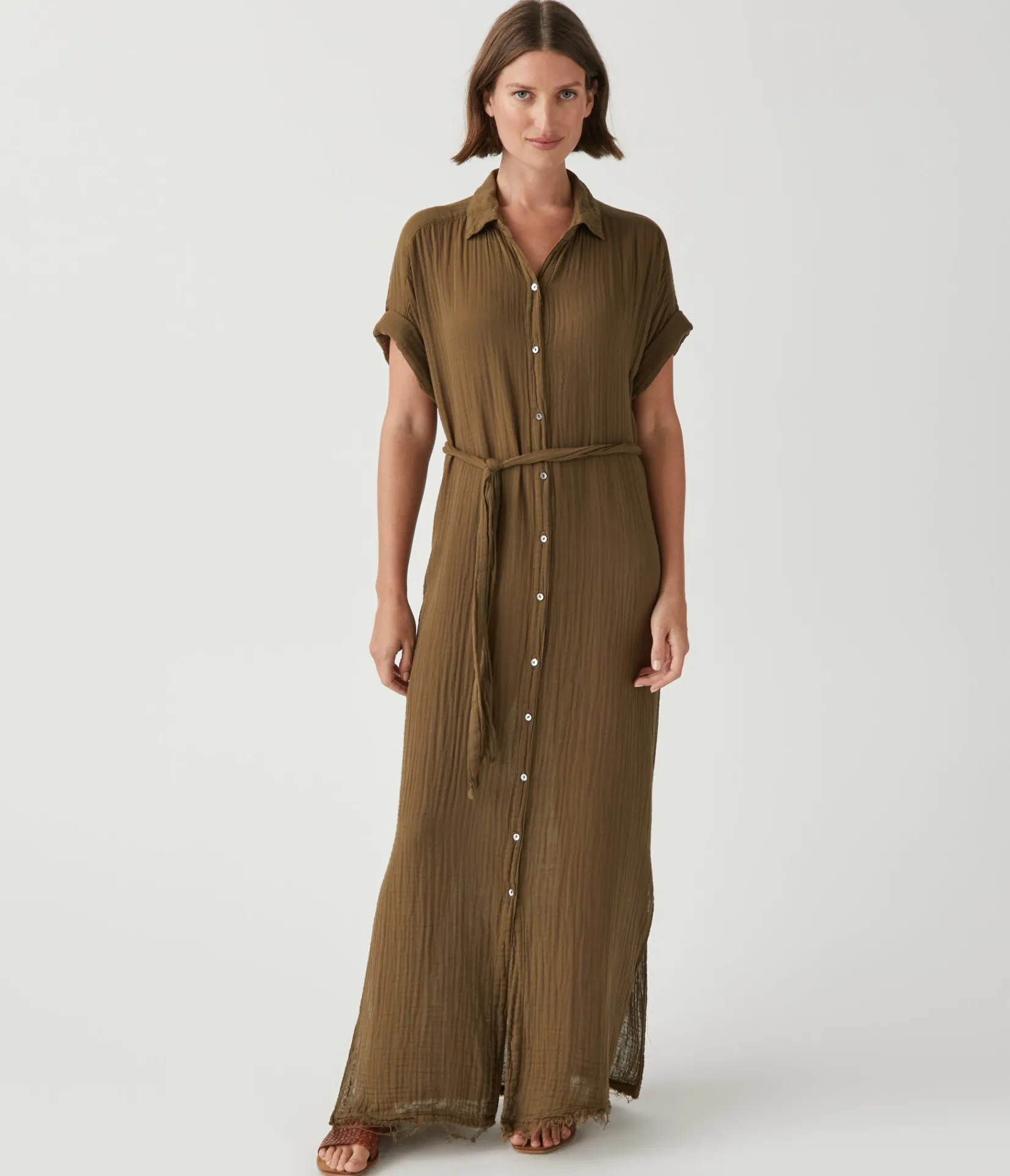 allen_gauze_shirt_dress_14.webp Michael Stars Allen Gauze Shirt Dress- Dresses | Maxi Dresses