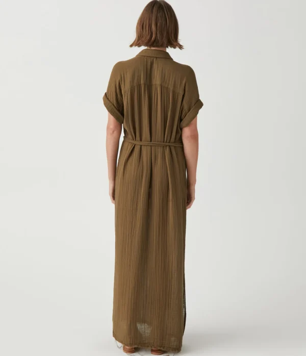 Michael Stars Allen Gauze Shirt Dress- Dresses | Maxi Dresses