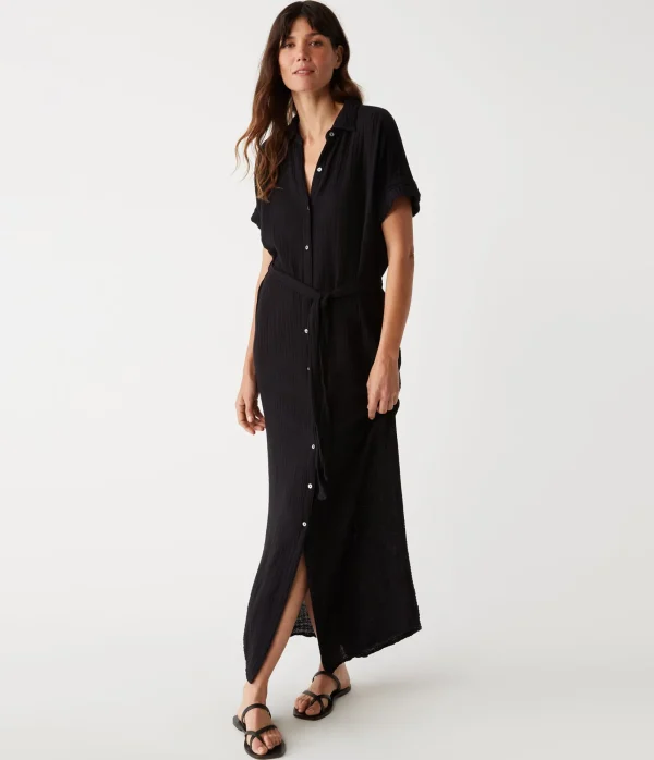 Michael Stars Allen Gauze Shirt Dress- Dresses | Maxi Dresses