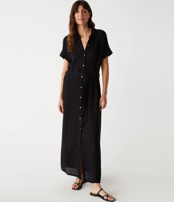 Michael Stars Allen Gauze Shirt Dress- Dresses | Maxi Dresses