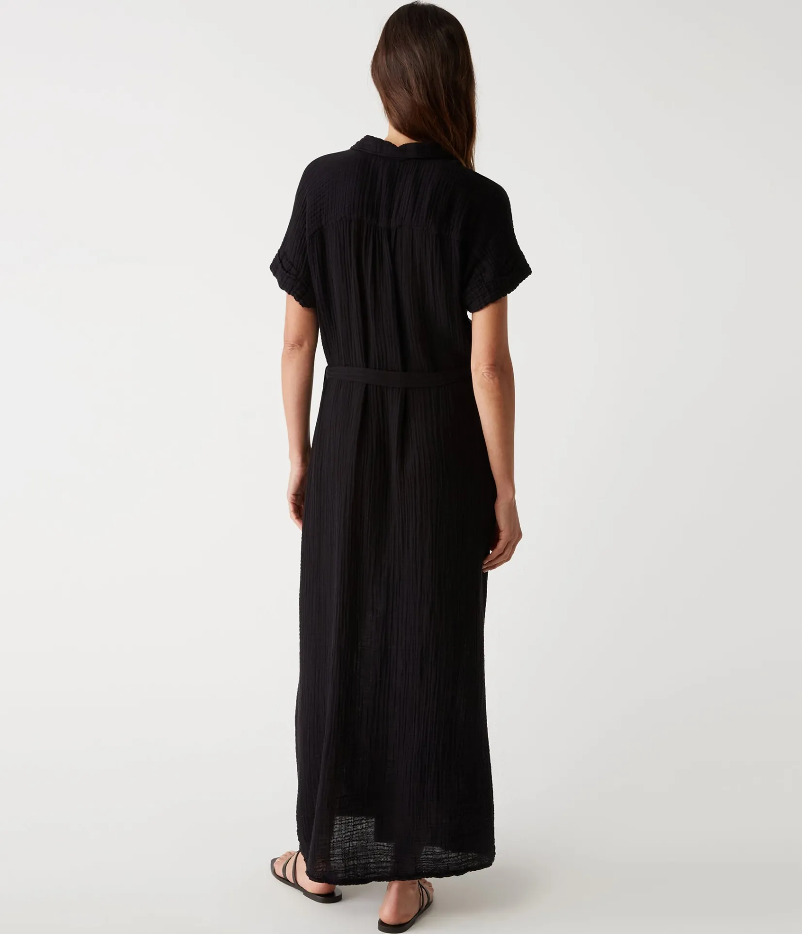 allen_gauze_shirt_dress_7.webp Michael Stars Allen Gauze Shirt Dress- Dresses | Maxi Dresses