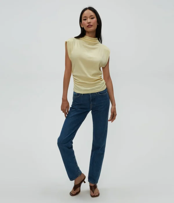 Michael Stars Amara Power Shoulder Tee- Tops, Blouses & Shirts | T-Shirts