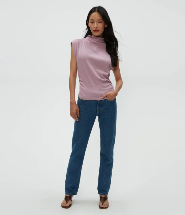Michael Stars Amara Power Shoulder Tee- Tops, Blouses & Shirts | T-Shirts