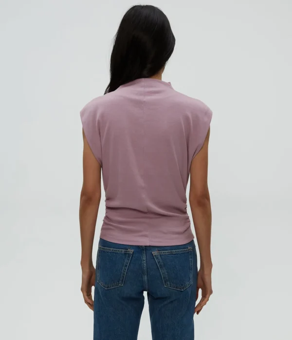 Michael Stars Amara Power Shoulder Tee- Tops, Blouses & Shirts | T-Shirts