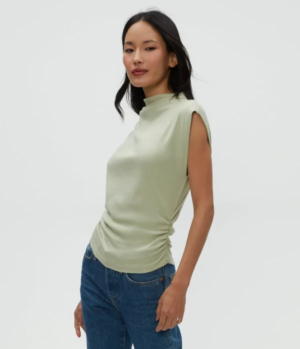 Michael Stars Amara Power Shoulder Tee- Tops, Blouses & Shirts | T-Shirts