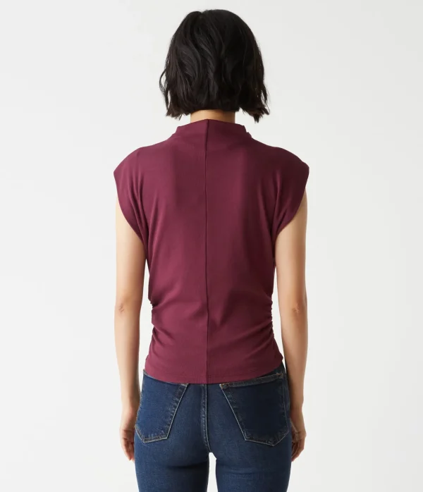 Michael Stars Amara Power Shoulder Tee- Tops, Blouses & Shirts | T-Shirts