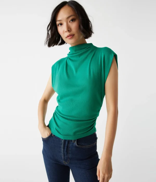 Michael Stars Amara Power Shoulder Tee- Tops, Blouses & Shirts | T-Shirts