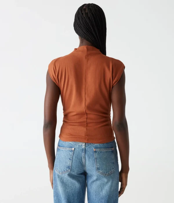 Michael Stars Amara Power Shoulder Tee- Tops, Blouses & Shirts | T-Shirts