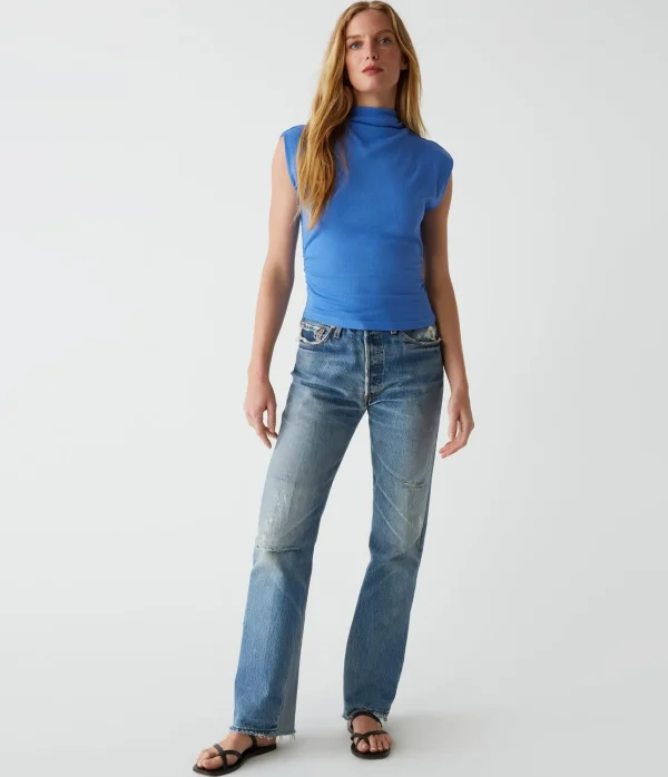 Michael Stars Amara Power Shoulder Tee- Tops, Blouses & Shirts | T-Shirts