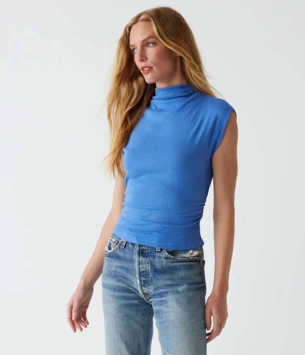 Michael Stars Amara Power Shoulder Tee- Tops, Blouses & Shirts | T-Shirts
