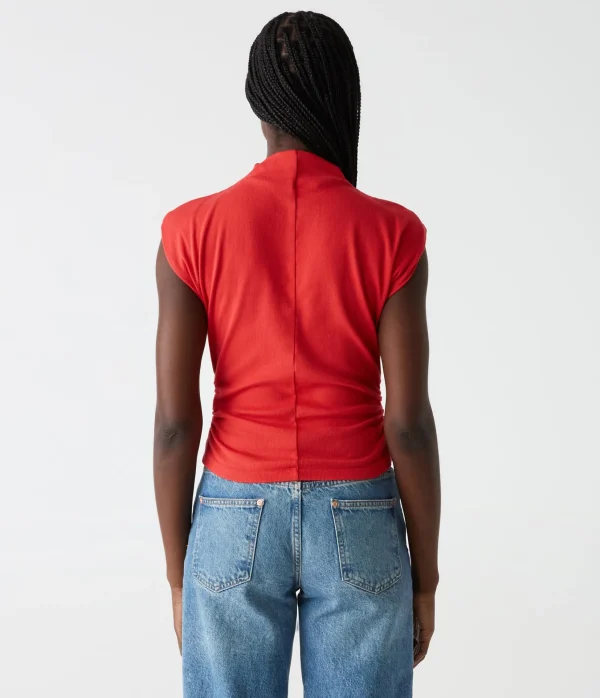 Michael Stars Amara Power Shoulder Tee- Tops, Blouses & Shirts | T-Shirts
