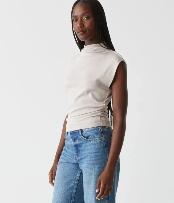 Michael Stars Amara Power Shoulder Tee- Tops, Blouses & Shirts | T-Shirts