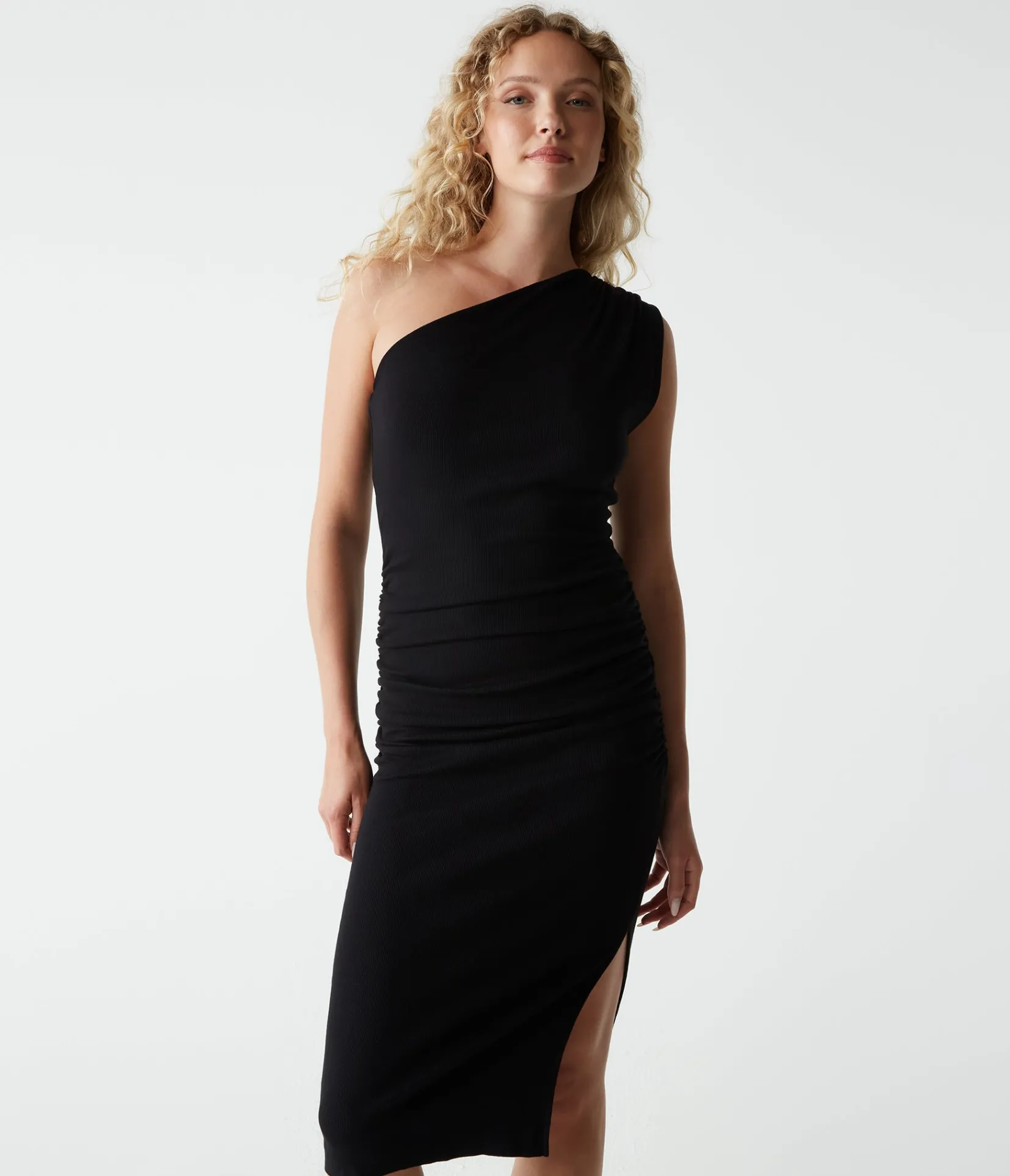 andrea_one_shoulder_midi_dress_8.webp Michael Stars Andrea One Shoulder Midi Dress- Dresses | Midi Dresses