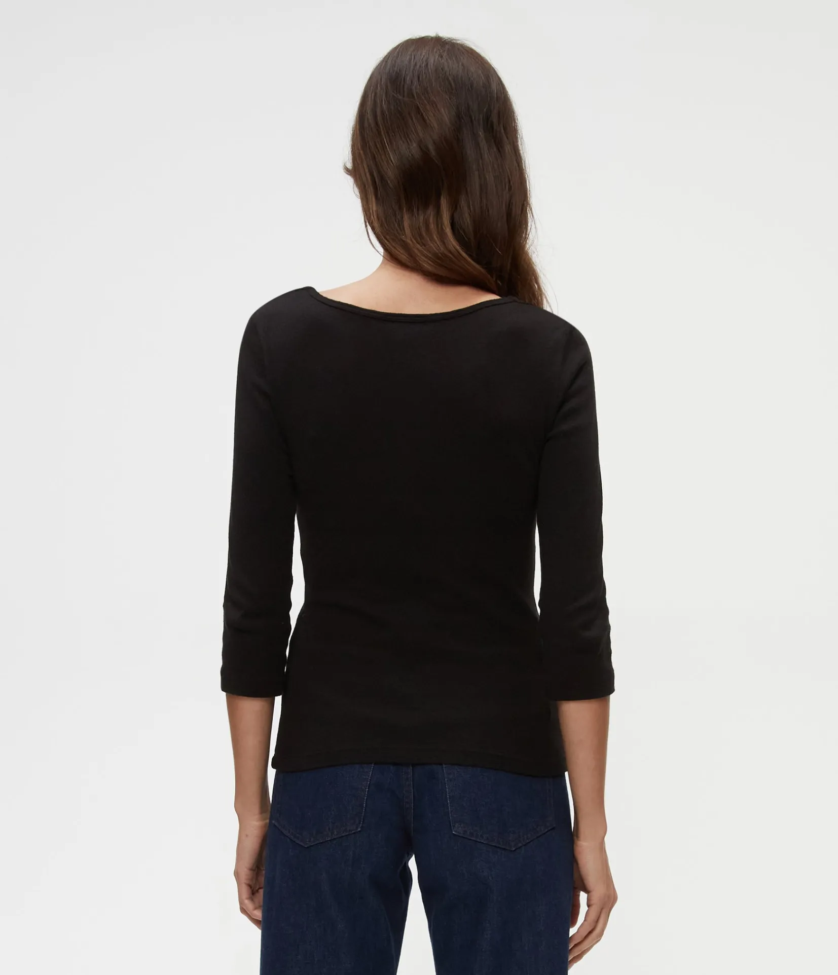 angelina_shine_vneck_tee_11.webp Michael Stars Angelina Shine V-Neck Tee- T-Shirts | Shine T-Shirts