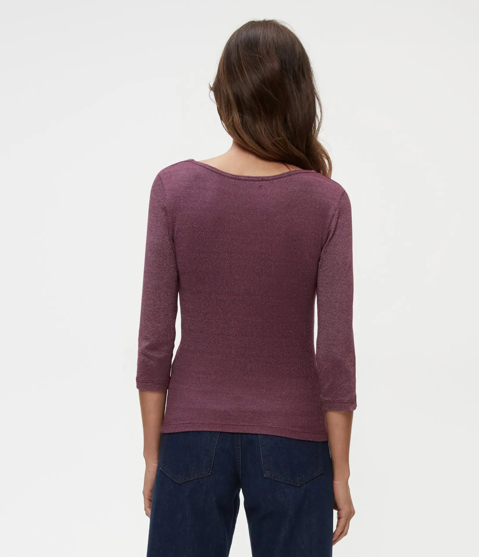 angelina_shine_vneck_tee_15.webp Michael Stars Angelina Shine V-Neck Tee- T-Shirts | Shine T-Shirts