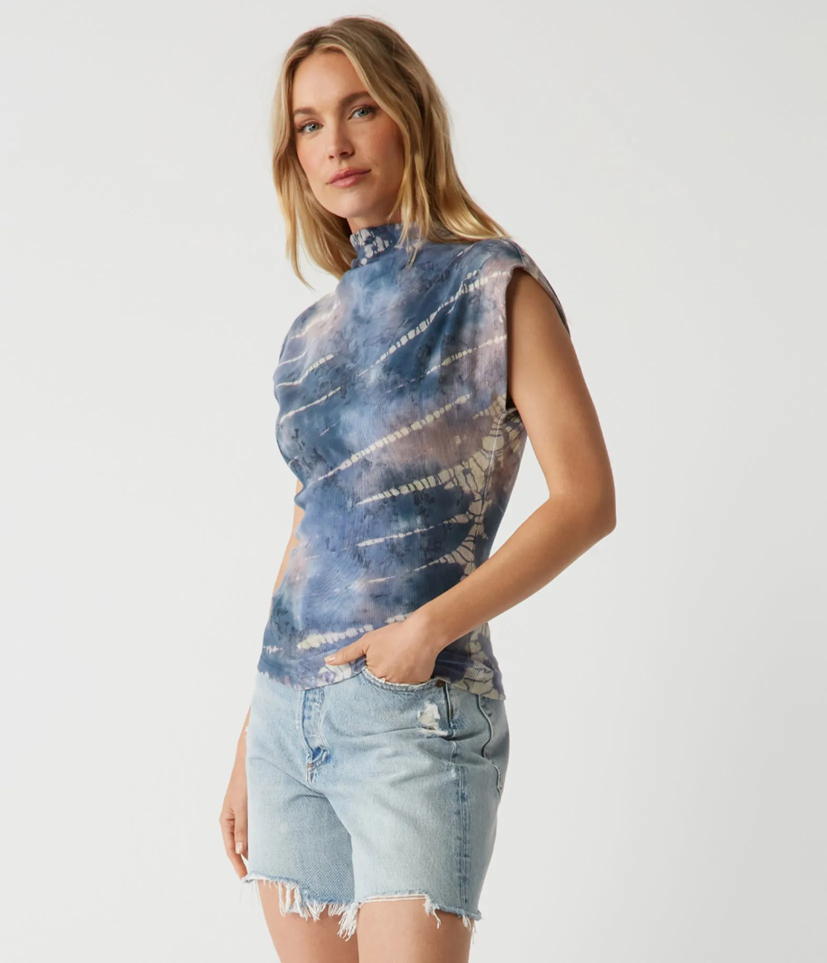 aria_double_dye_top_6.webp Michael Stars Aria Double Dye Top- Tops, Blouses & Shirts | T-Shirts