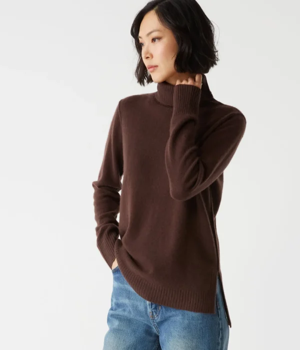 Michael Stars Audrey Cashmere Turtleneck Sweater- Sweaters & Cardigans