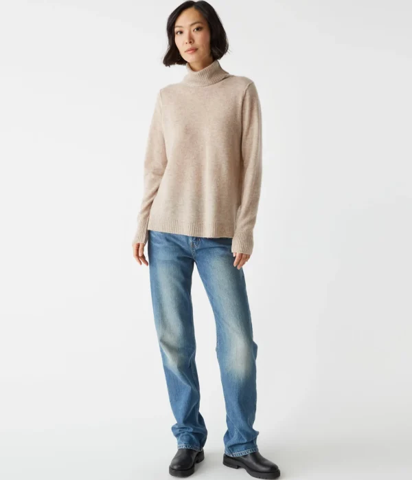 Michael Stars Audrey Cashmere Turtleneck Sweater- Sweaters & Cardigans