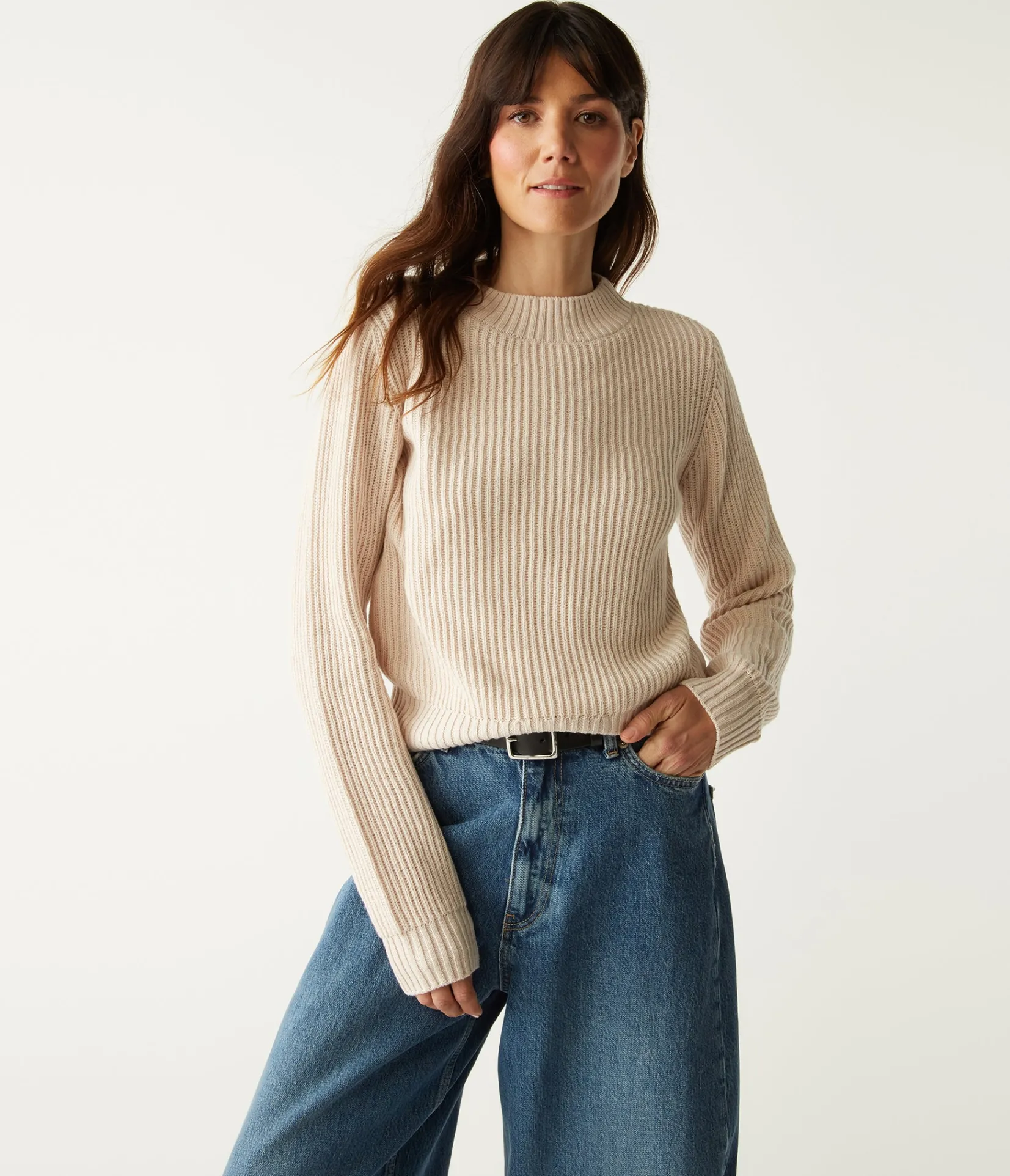 barb_popover_sweater_0.webp Michael Stars Barb Popover Sweater- Sweaters & Cardigans