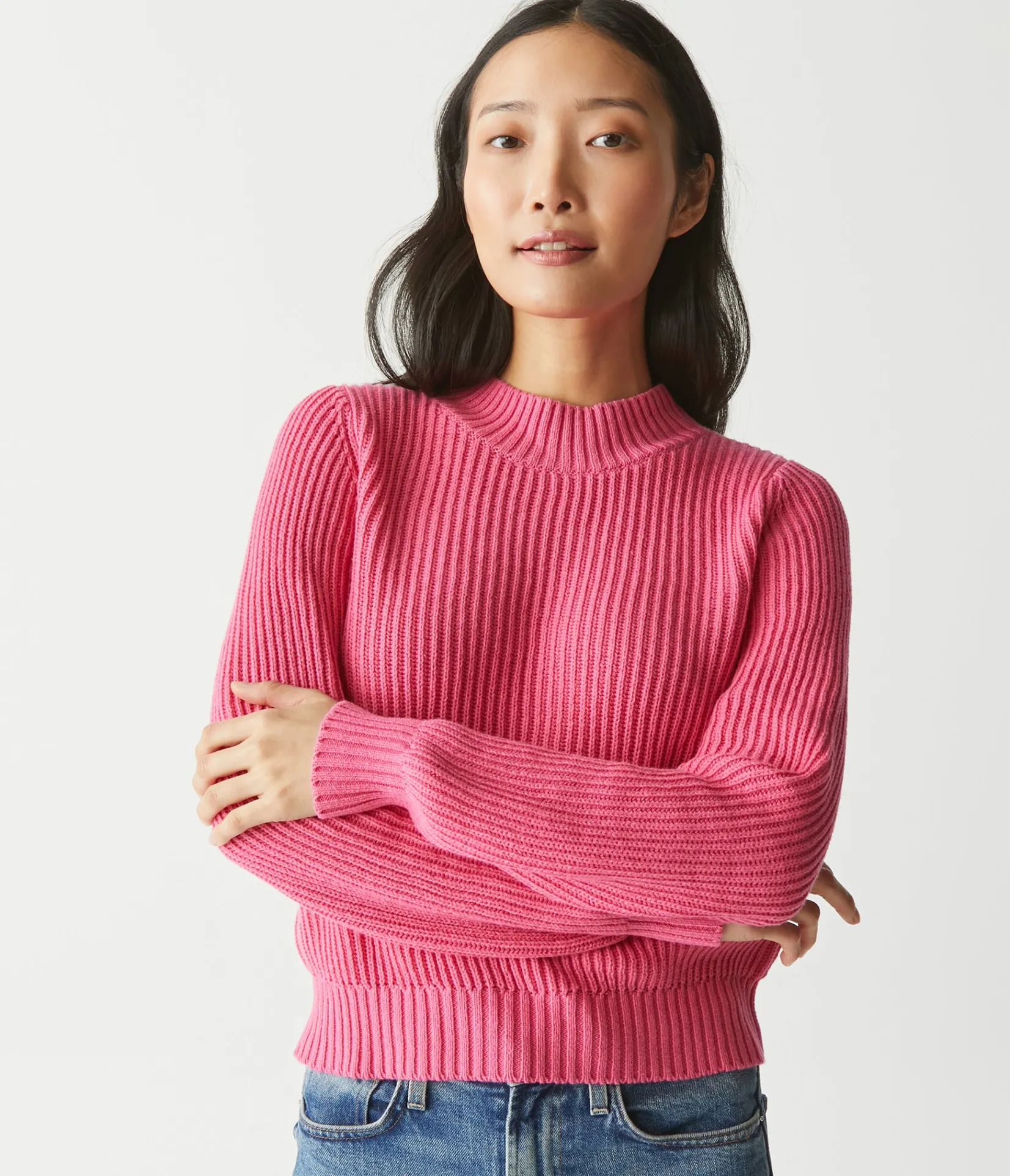 barb_popover_sweater_8.webp Michael Stars Barb Popover Sweater- Sweaters & Cardigans