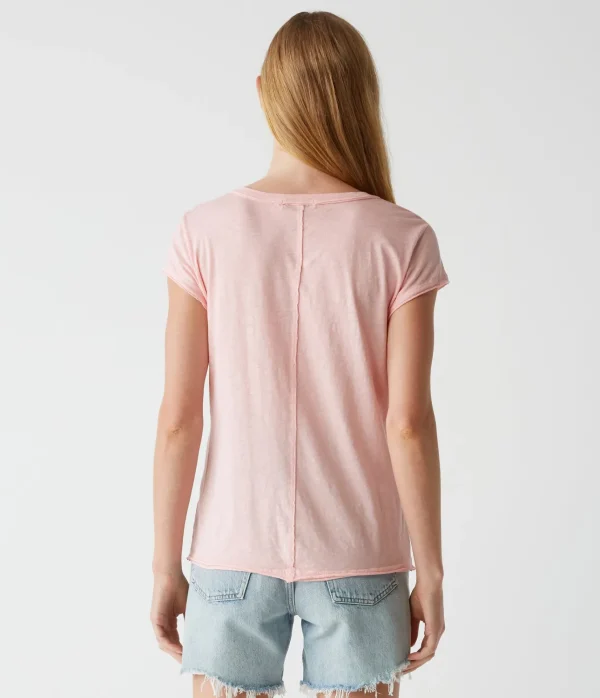 Michael Stars Baxter V-Neck Tee- T-Shirts | Supima Cotton T-Shirts