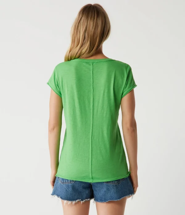 Michael Stars Baxter V-Neck Tee- T-Shirts | Supima Cotton T-Shirts