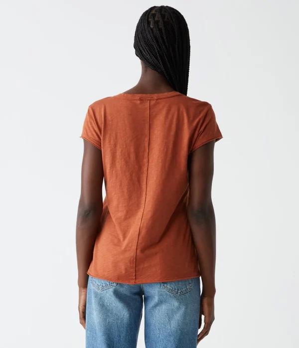 Michael Stars Baxter V-Neck Tee- T-Shirts | Supima Cotton T-Shirts