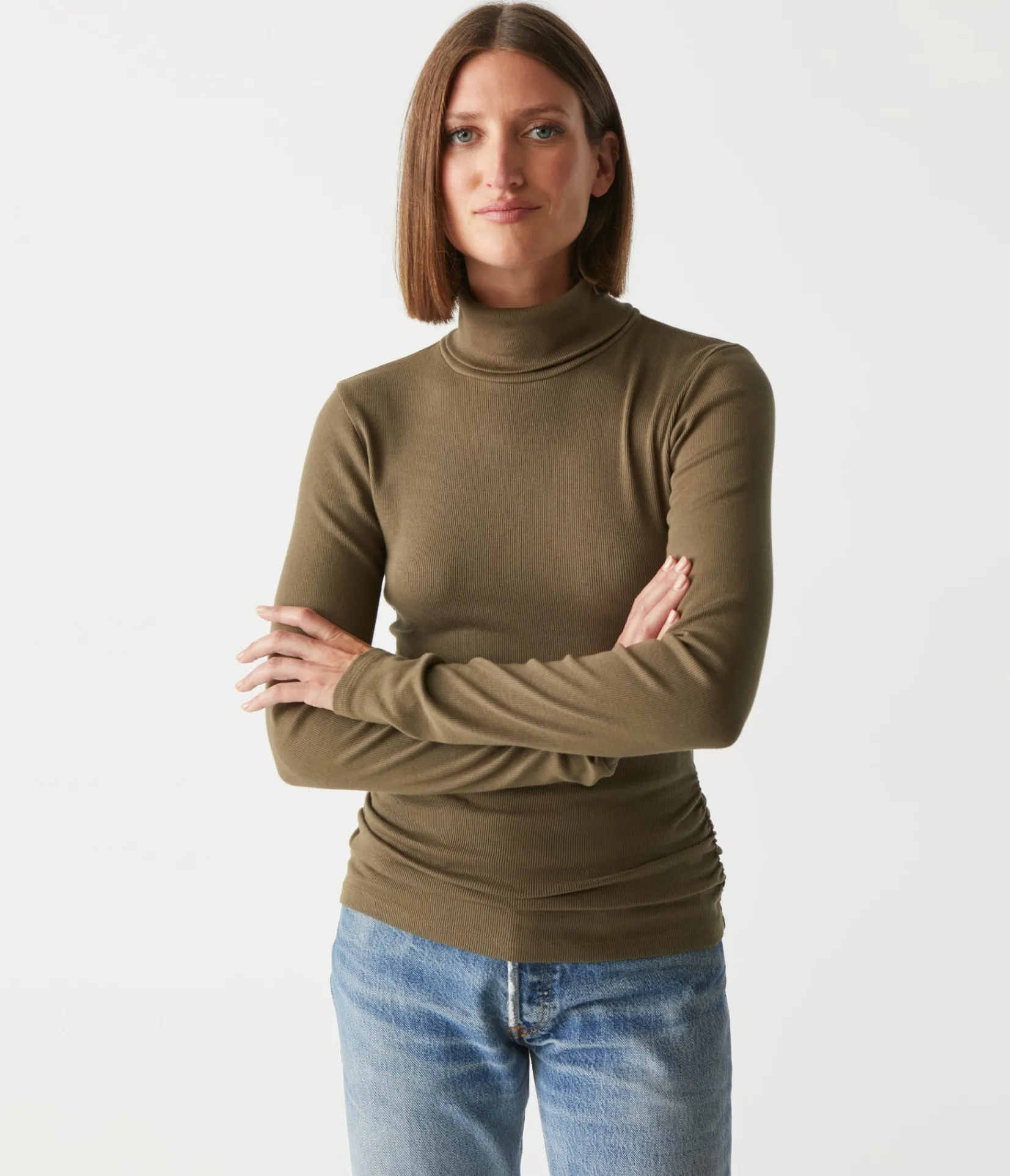 beck_ribbed_turtleneck_12.webp Michael Stars Beck Ribbed Turtleneck- T-Shirts | Ultra Rib T-Shirts