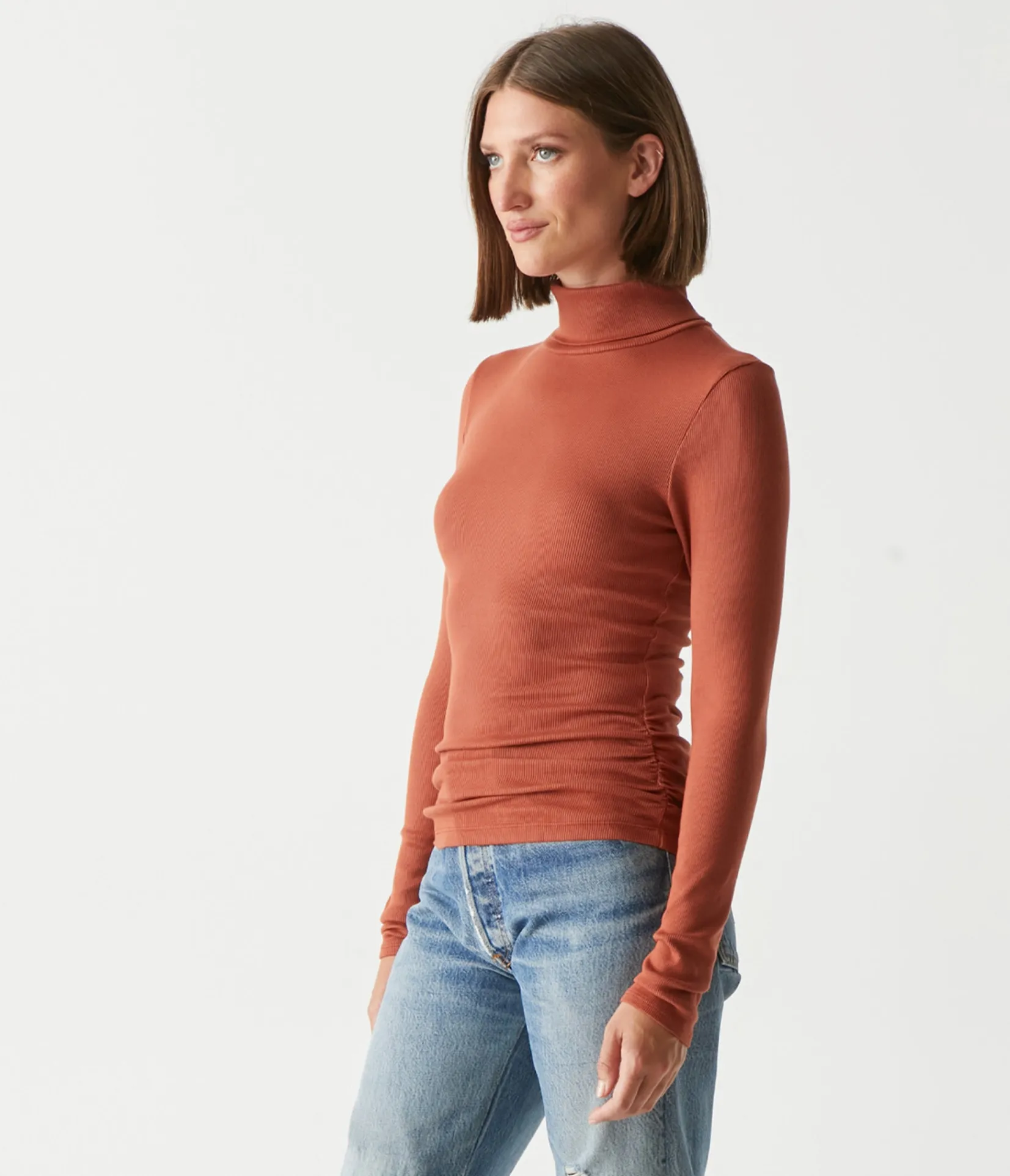 beck_ribbed_turtleneck_18.webp Michael Stars Beck Ribbed Turtleneck- T-Shirts | Ultra Rib T-Shirts