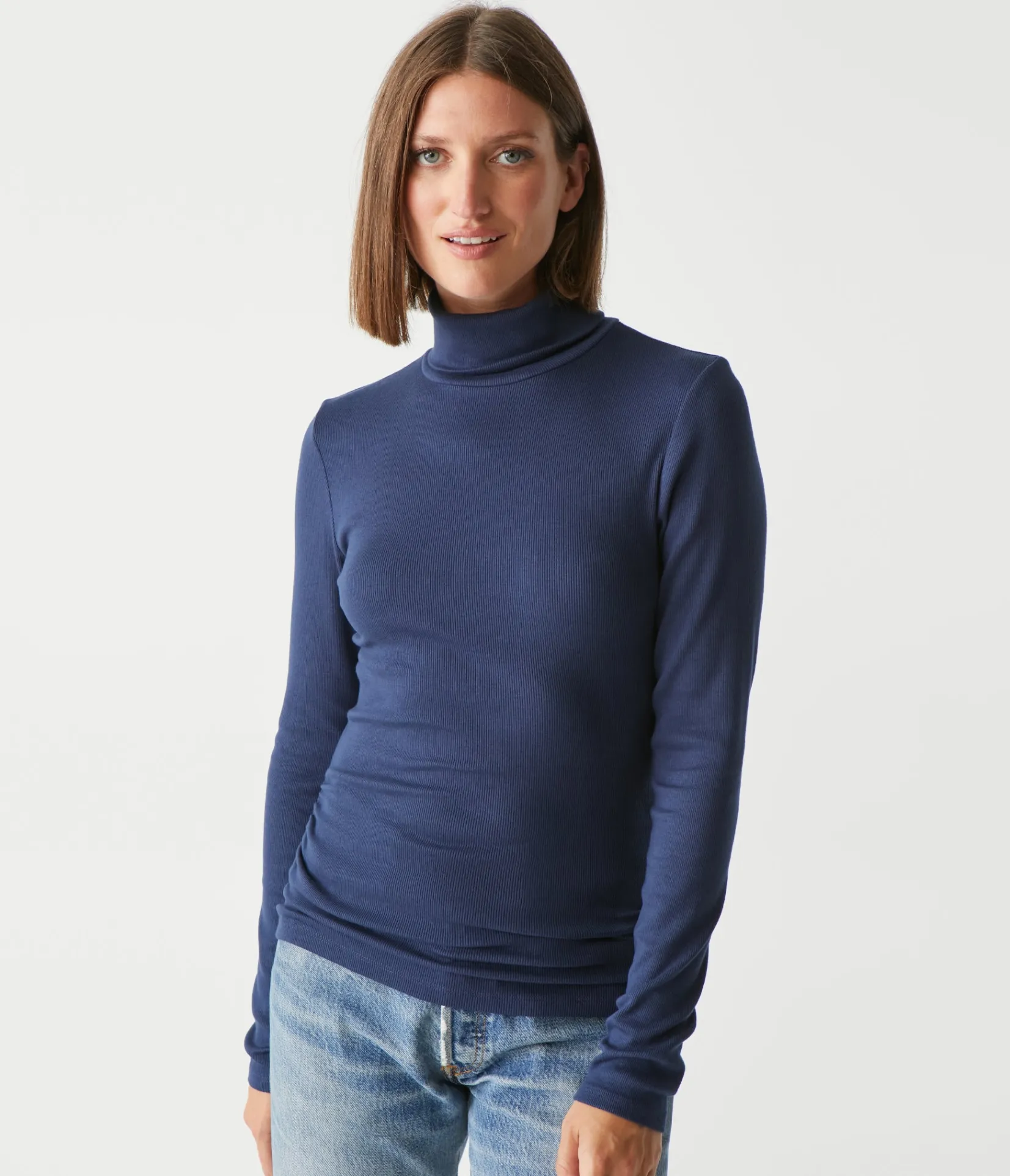 beck_ribbed_turtleneck_20.webp Michael Stars Beck Ribbed Turtleneck- T-Shirts | Ultra Rib T-Shirts