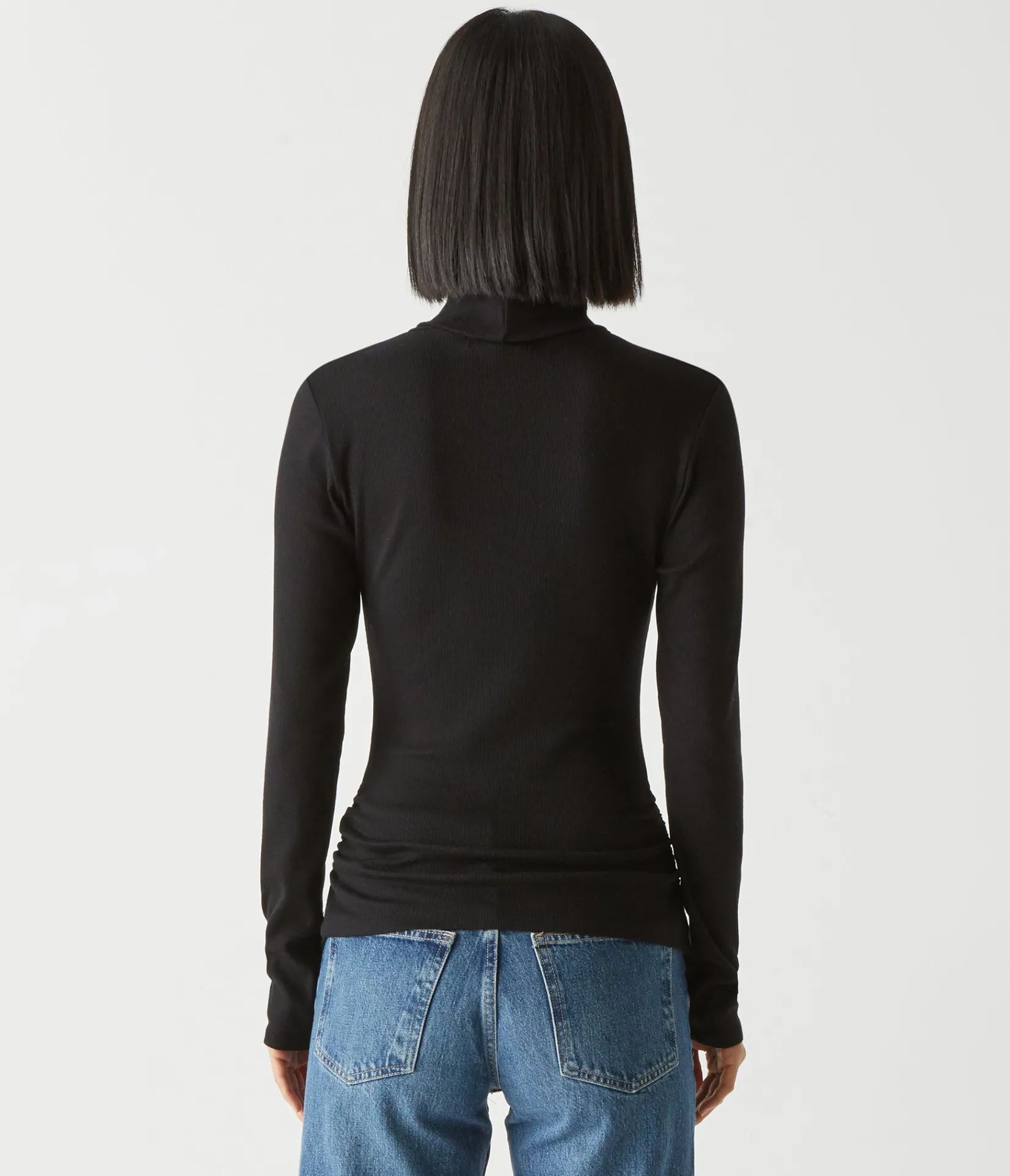 beck_ribbed_turtleneck_7.webp Michael Stars Beck Ribbed Turtleneck- T-Shirts | Ultra Rib T-Shirts