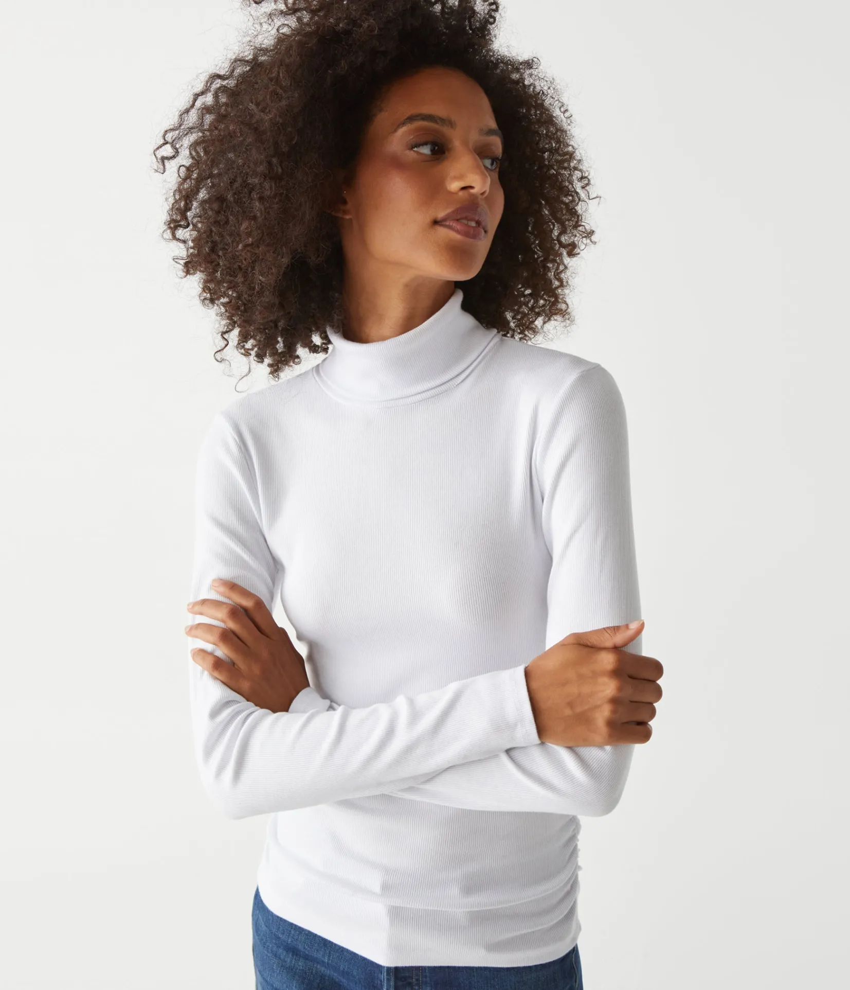 beck_ribbed_turtleneck_8.webp Michael Stars Beck Ribbed Turtleneck- T-Shirts | Ultra Rib T-Shirts