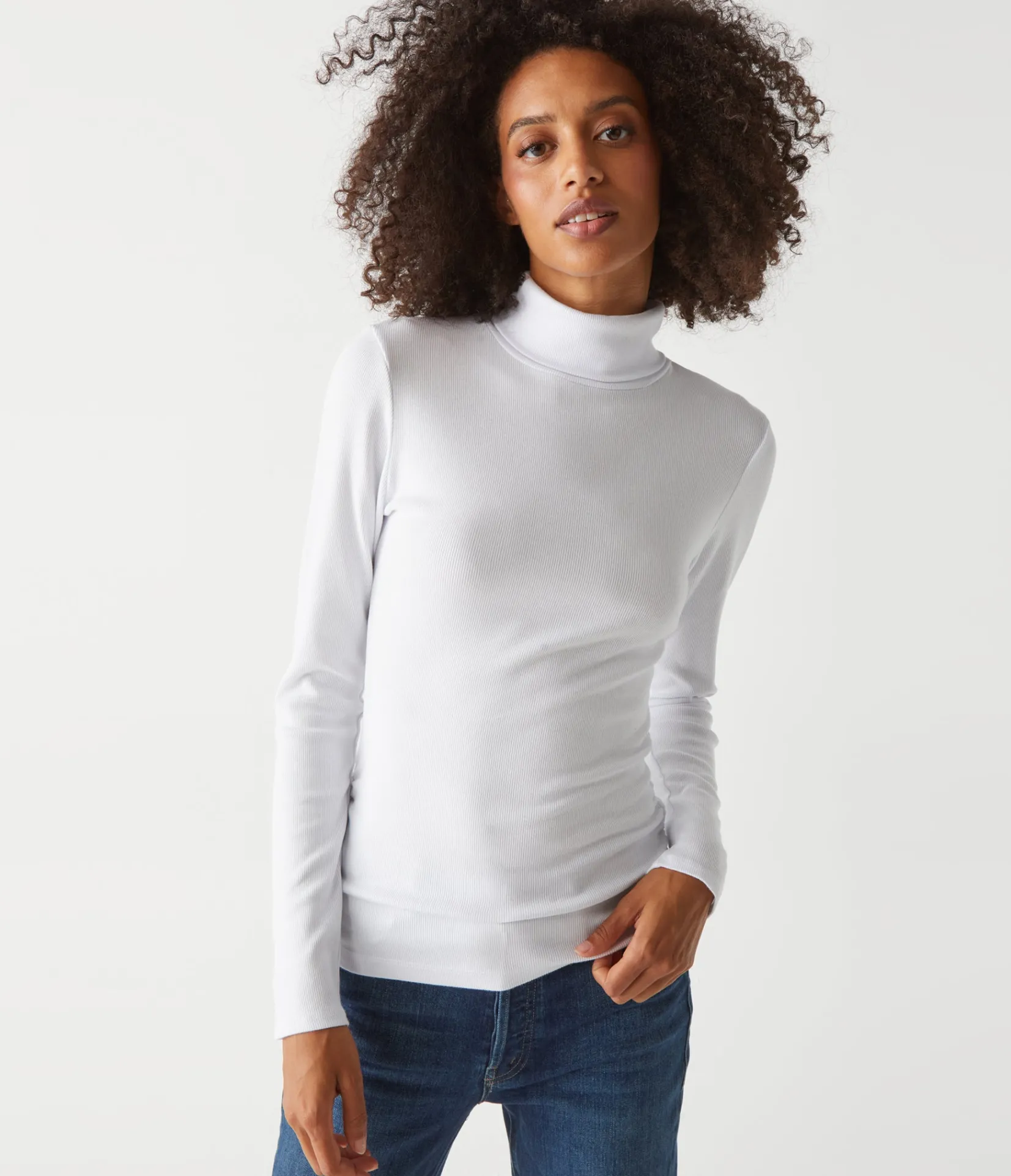 beck_ribbed_turtleneck_9.webp Michael Stars Beck Ribbed Turtleneck- T-Shirts | Ultra Rib T-Shirts