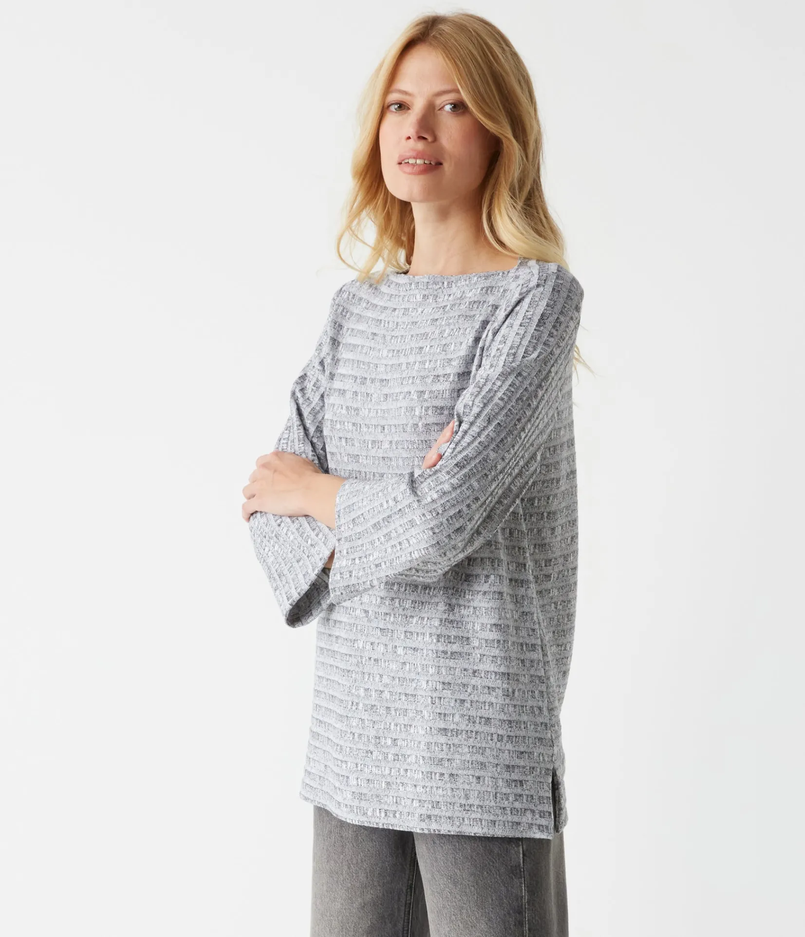 bibi_boat_neck_top_2.webp Michael Stars Bibi Boat Neck Top- Sweaters & Cardigans