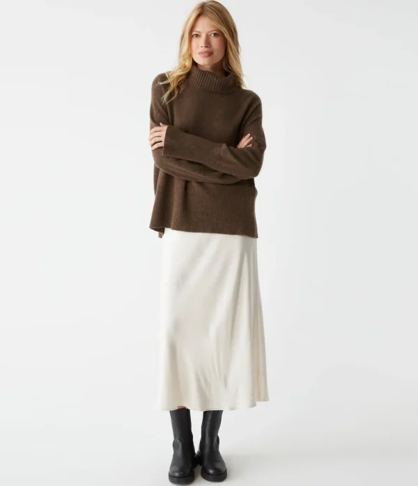 Michael Stars Blaire Turtleneck Cashmere Sweater- Sweaters & Cardigans