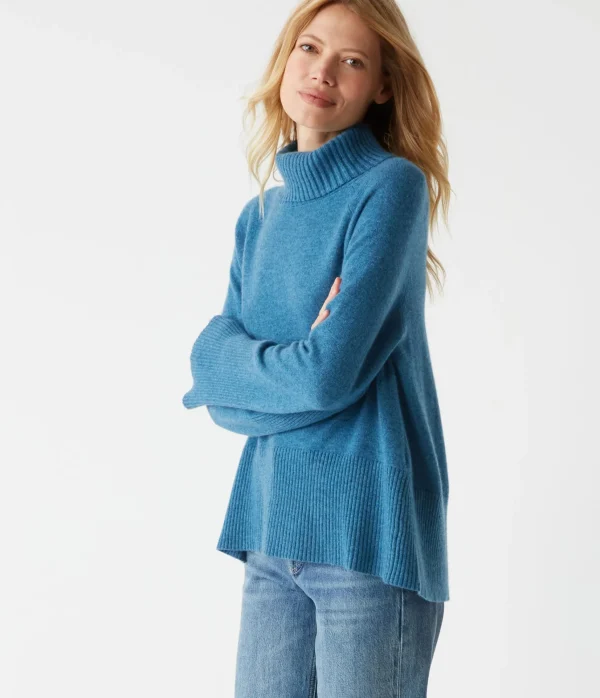 Michael Stars Blaire Turtleneck Cashmere Sweater- Sweaters & Cardigans