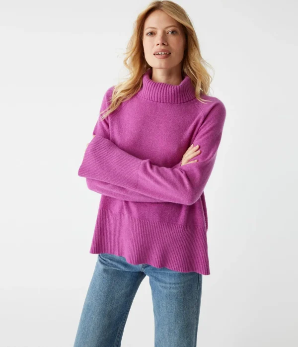 Michael Stars Blaire Turtleneck Cashmere Sweater- Sweaters & Cardigans