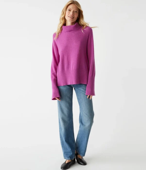 Michael Stars Blaire Turtleneck Cashmere Sweater- Sweaters & Cardigans