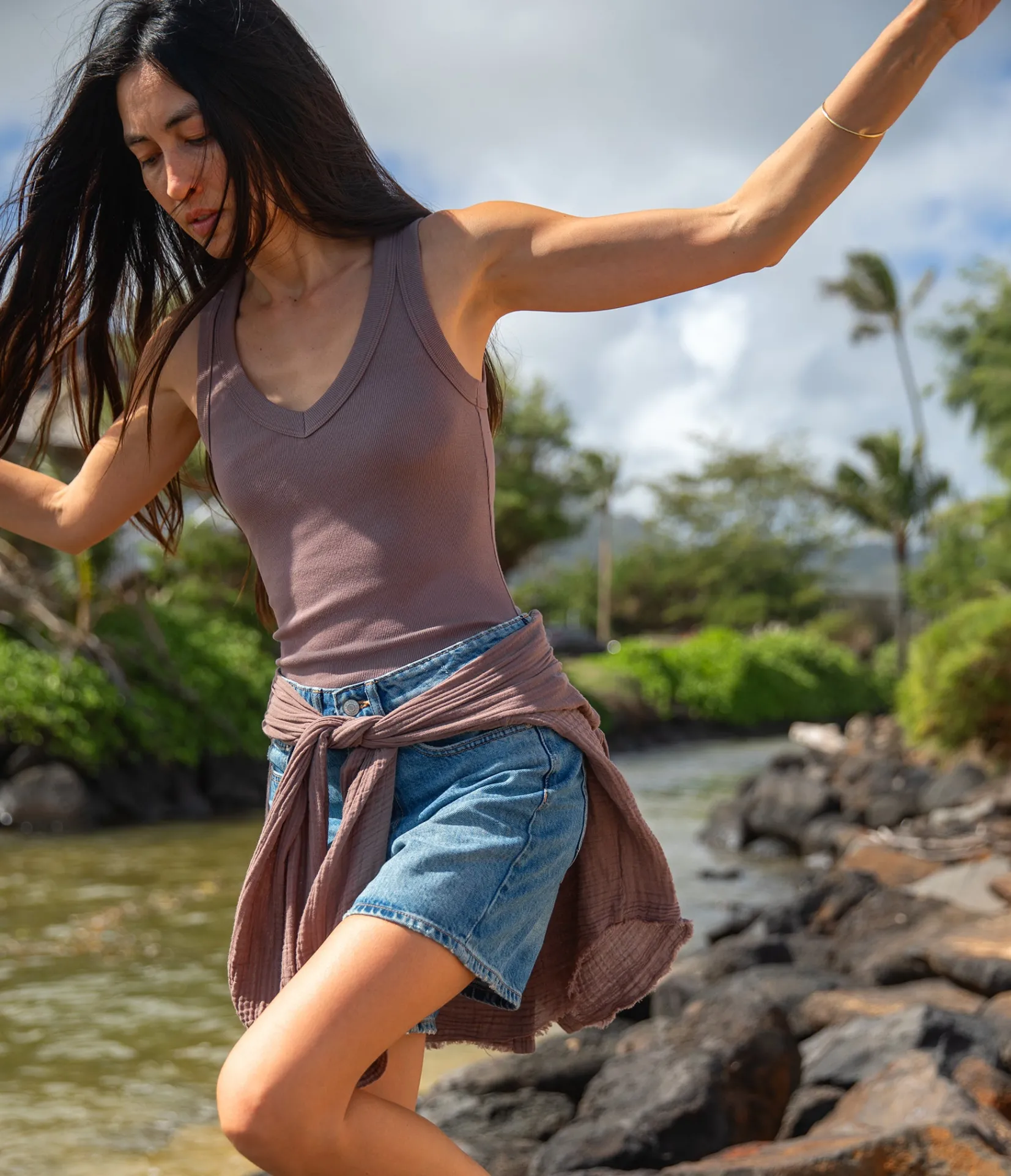 blanche_ribbed_tank_0.webp Michael Stars Blanche Ribbed Tank- Tank Tops | Ultra Rib T-Shirts