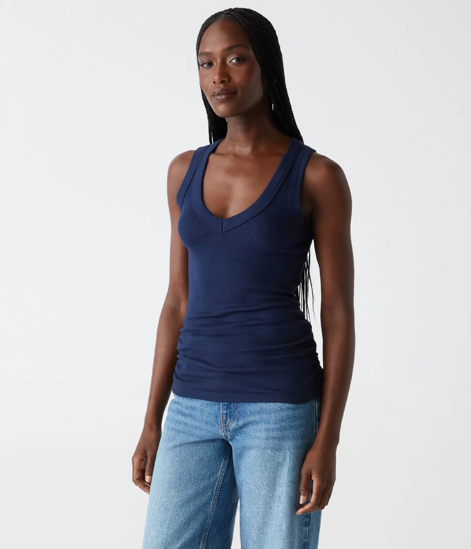 blanche_ribbed_tank_11.webp Michael Stars Blanche Ribbed Tank- Tank Tops | Ultra Rib T-Shirts