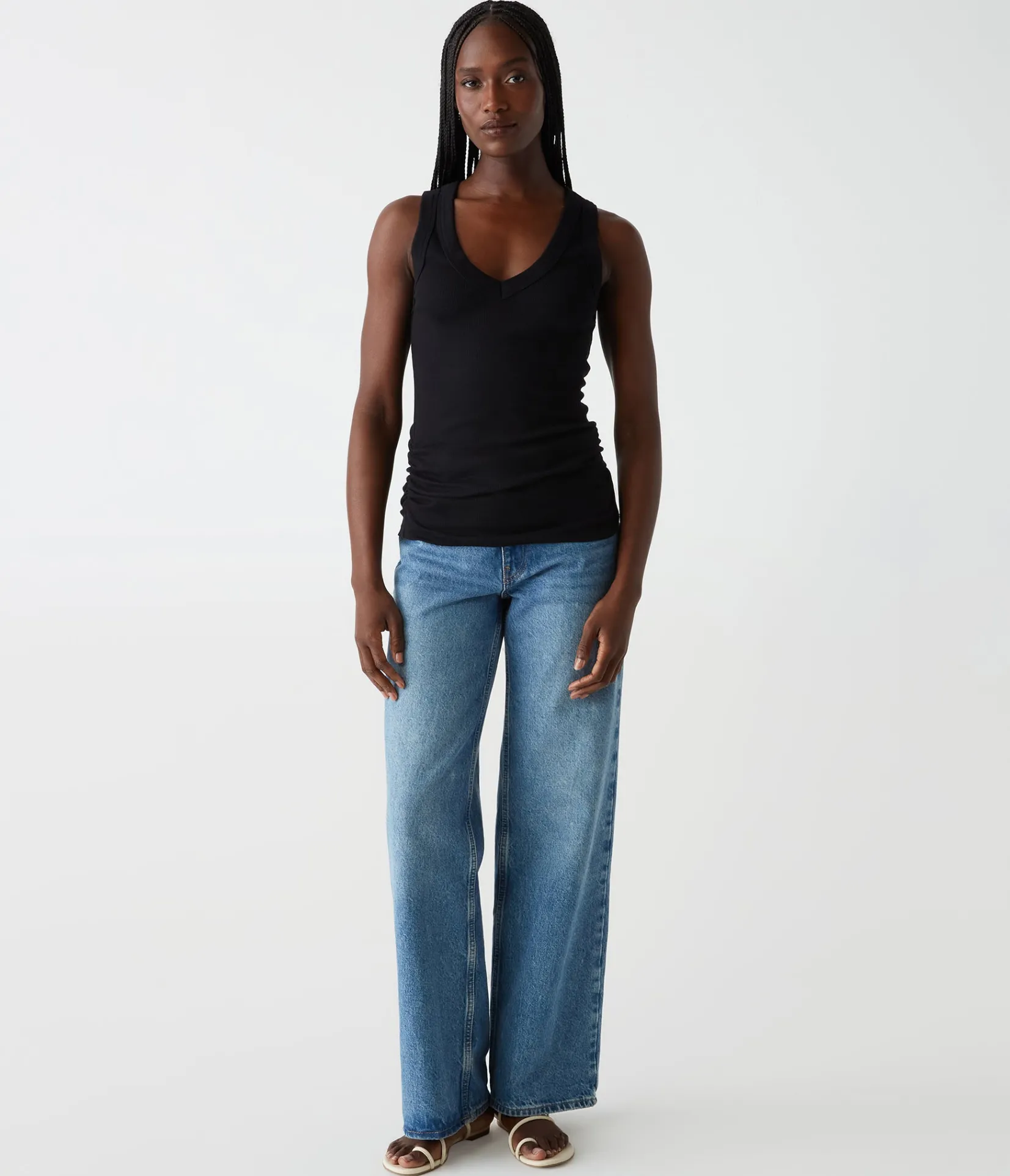 blanche_ribbed_tank_14.webp Michael Stars Blanche Ribbed Tank- Tank Tops | Ultra Rib T-Shirts
