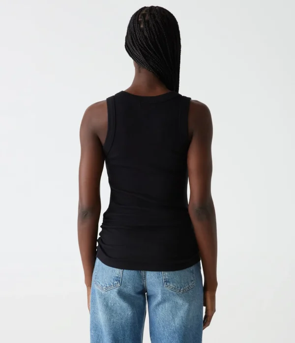 Michael Stars Blanche Ribbed Tank- Tank Tops | Ultra Rib T-Shirts
