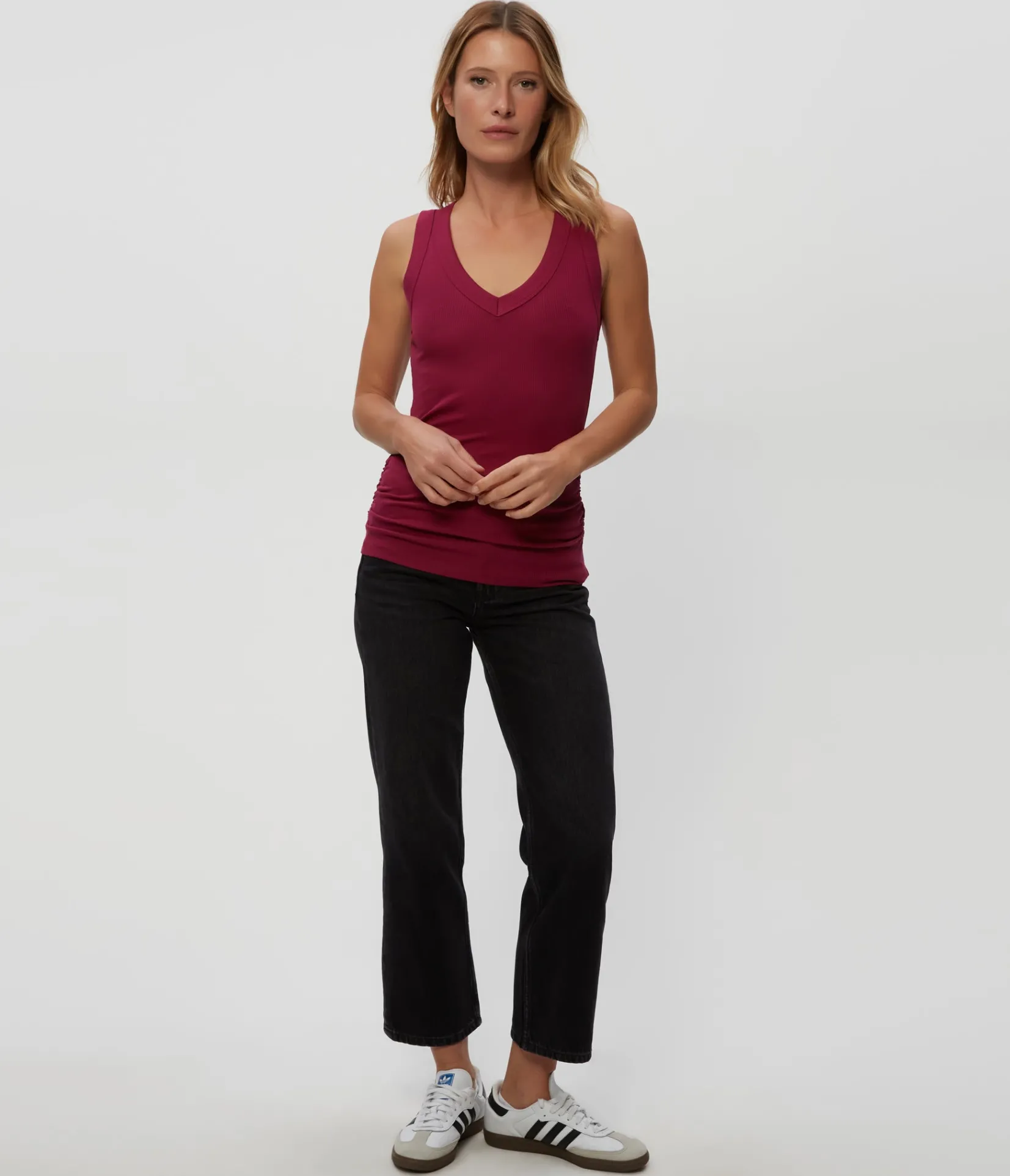 blanche_ribbed_tank_22.webp Michael Stars Blanche Ribbed Tank- Tank Tops | Ultra Rib T-Shirts