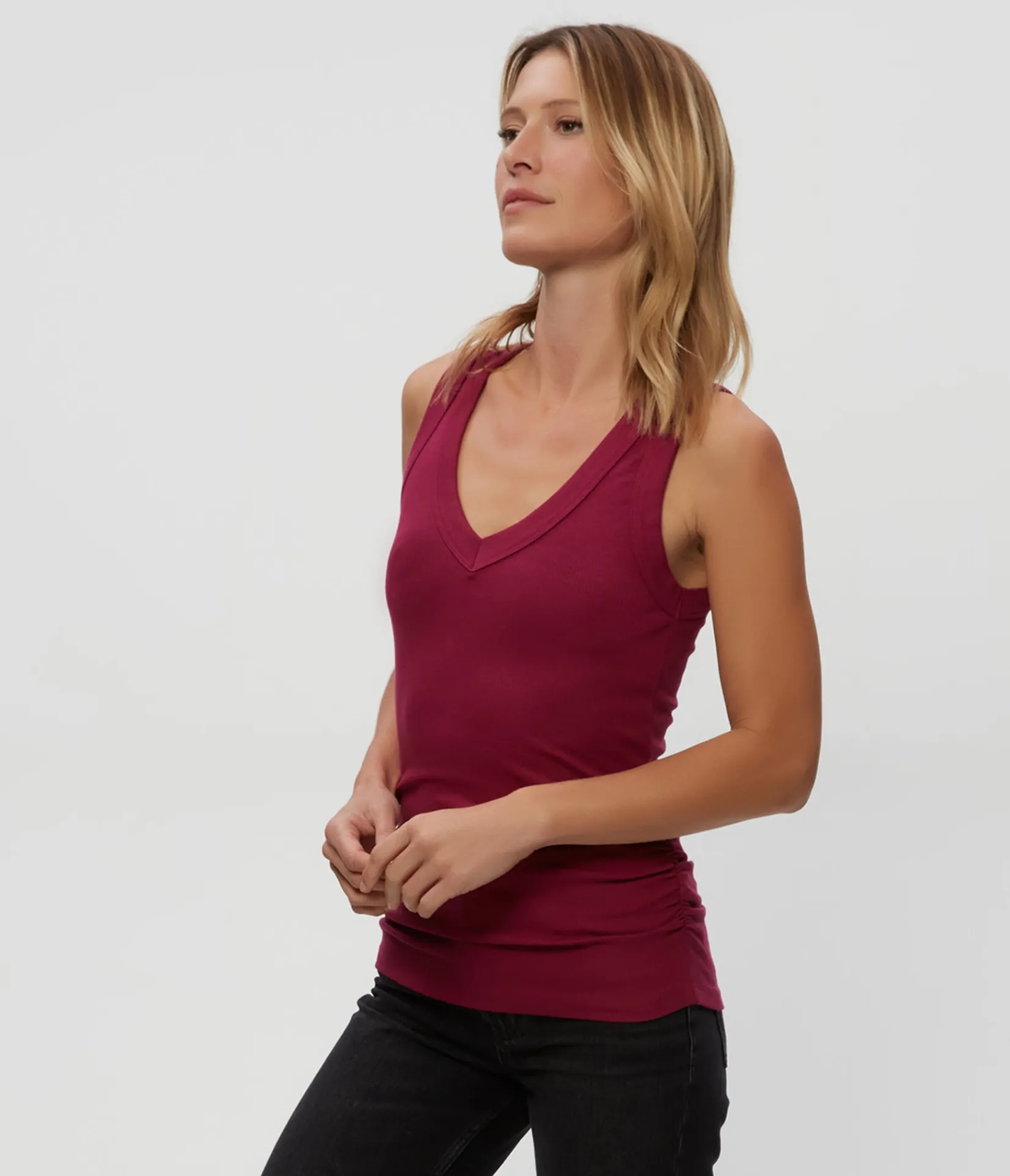 blanche_ribbed_tank_23.webp Michael Stars Blanche Ribbed Tank- Tank Tops | Ultra Rib T-Shirts