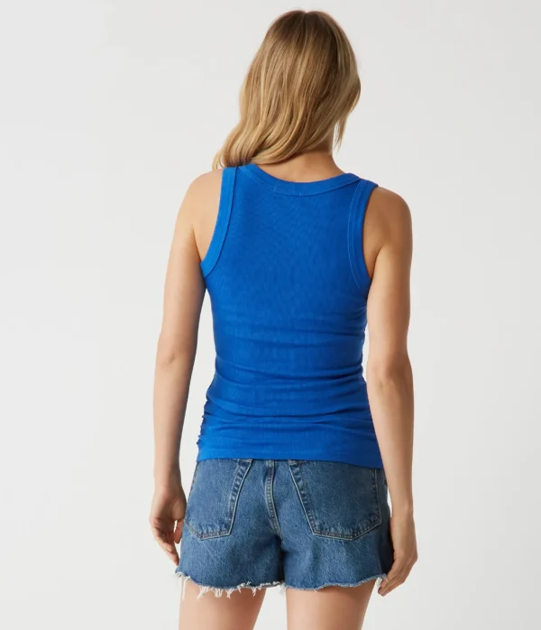 Michael Stars Blanche Ribbed Tank- Tank Tops | Ultra Rib T-Shirts