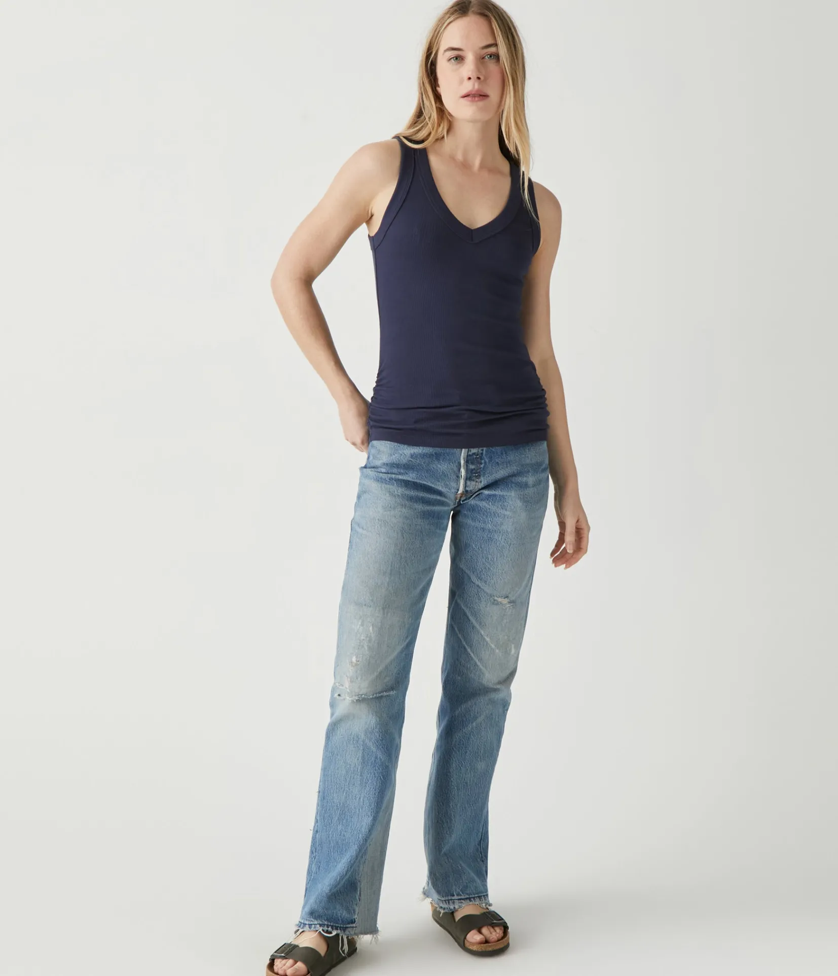 blanche_ribbed_tank_57.webp Michael Stars Blanche Ribbed Tank- Tank Tops | Ultra Rib T-Shirts