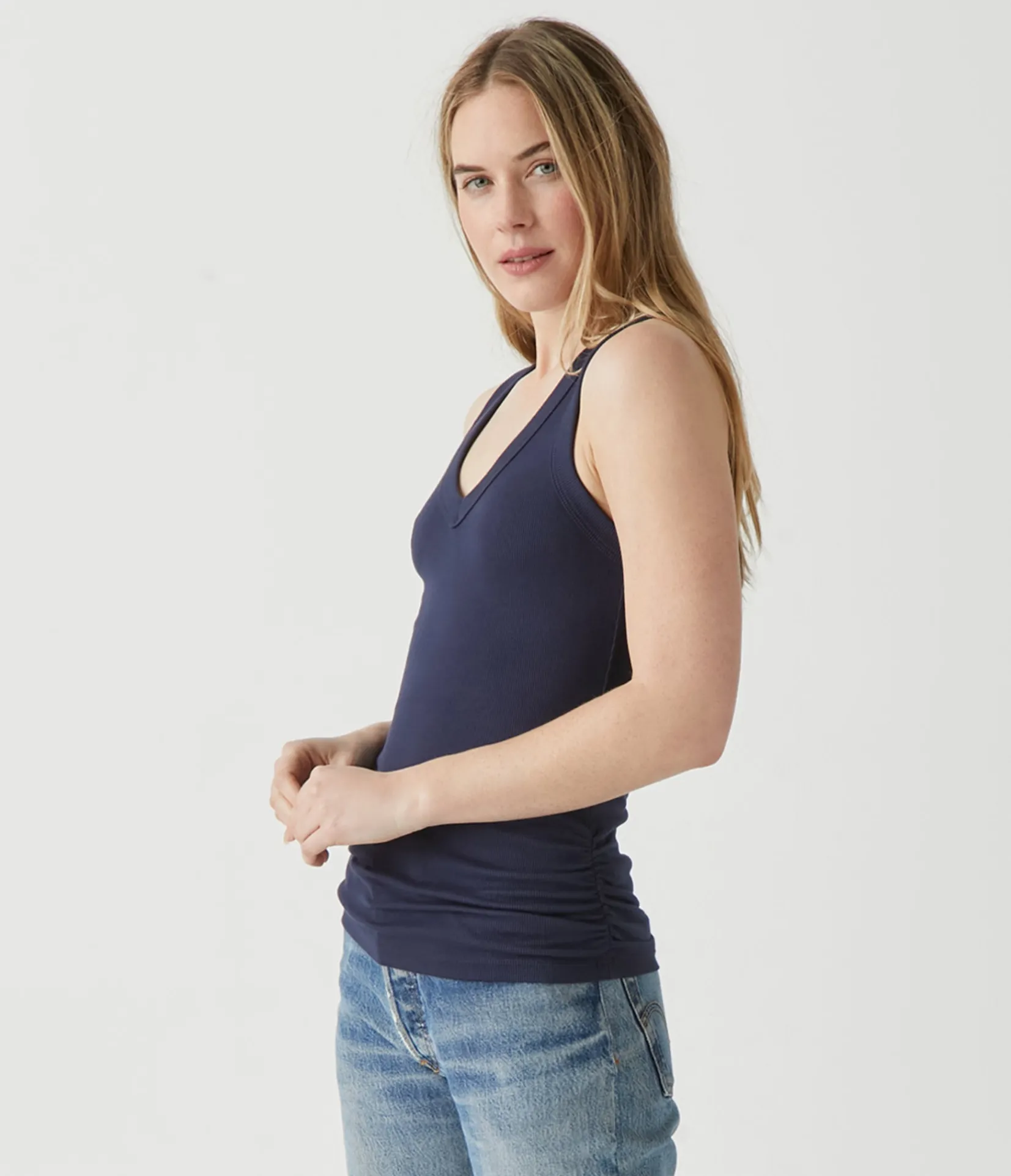 blanche_ribbed_tank_58.webp Michael Stars Blanche Ribbed Tank- Tank Tops | Ultra Rib T-Shirts