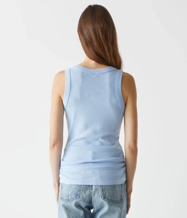 Michael Stars Blanche Ribbed Tank- Tank Tops | Ultra Rib T-Shirts
